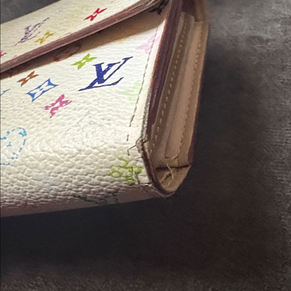 Lv Murakami Monogram Multicolor Compact Wallet - image 4